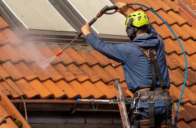 Démoussage et hydrofuge de toiture à Durdat-Larequille